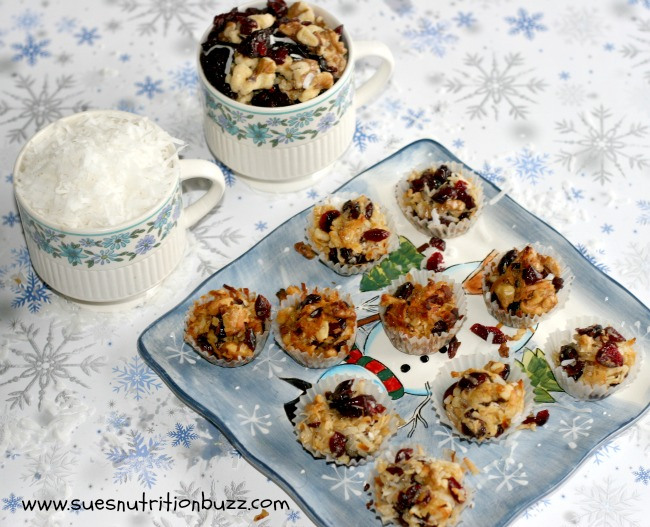 Cranberry Coconut Walnut Bites - Juliet Thomas